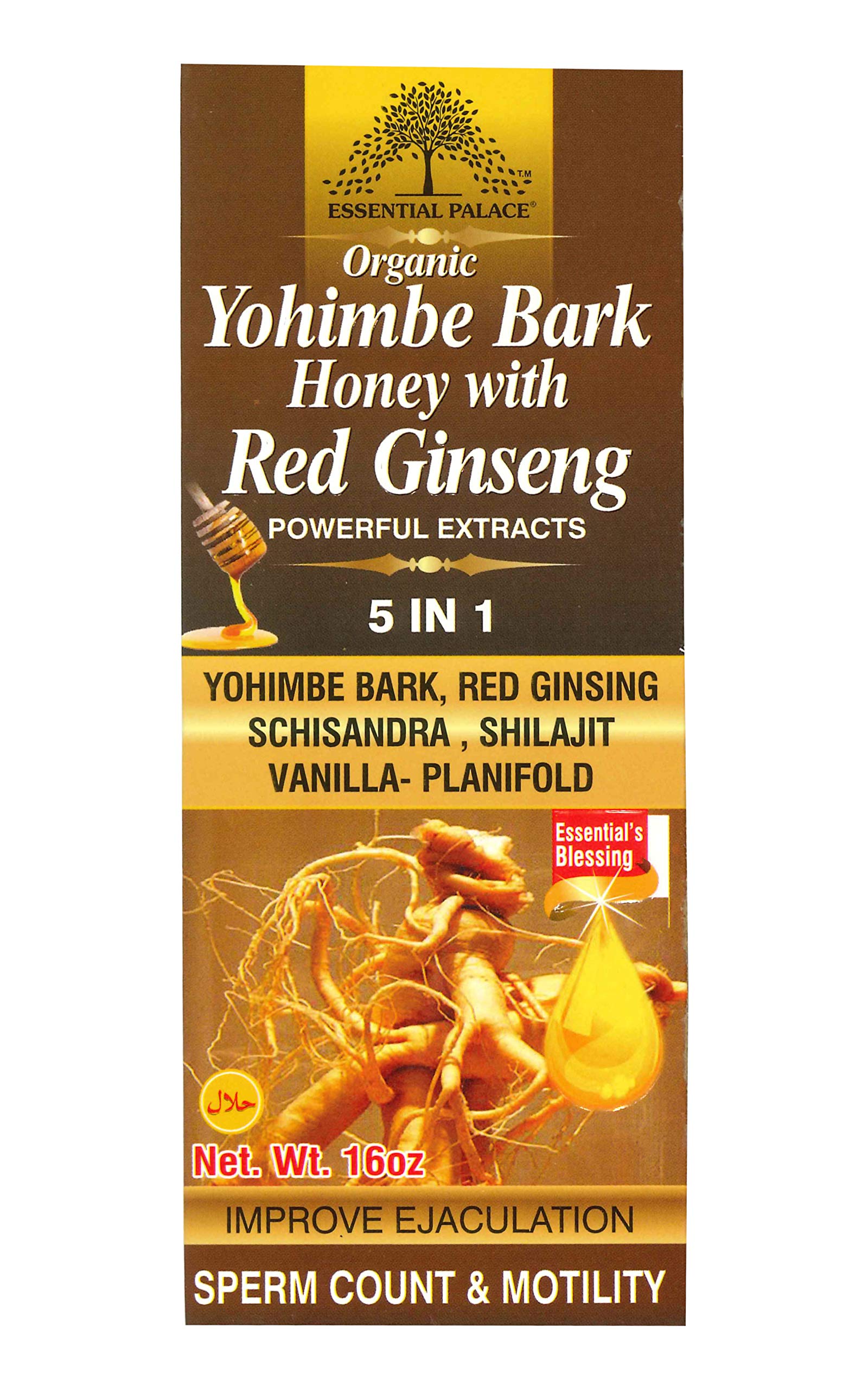 Yohimbe Bark Honey With Red Ginseng-Powerful Extract 5 in 1