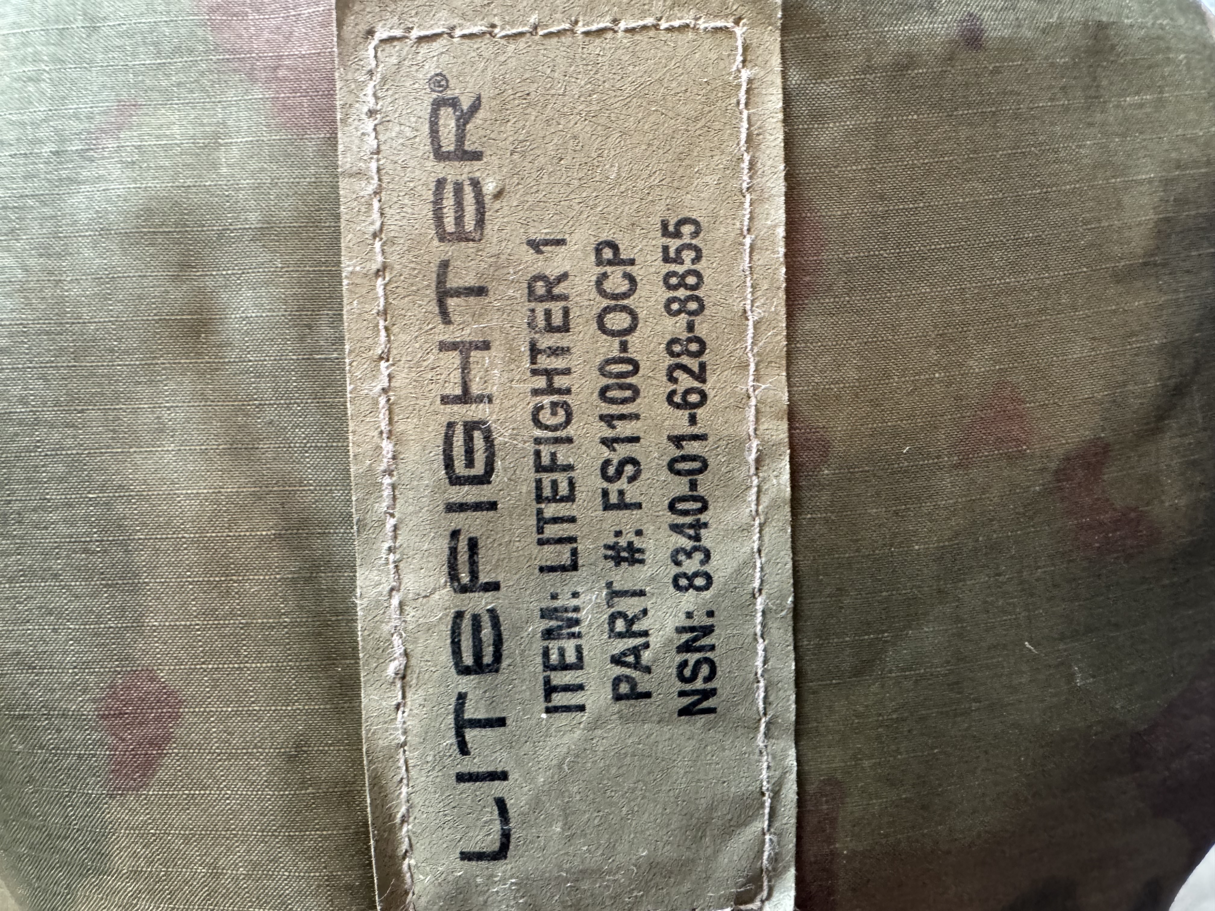 FAIR LITEFIGHTER 1 Individual Shelter System 1 Man Tent - Multicam OCP NO STAKES